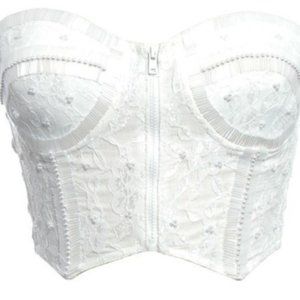 Rare opulence zip upper beaded dress. Stretch